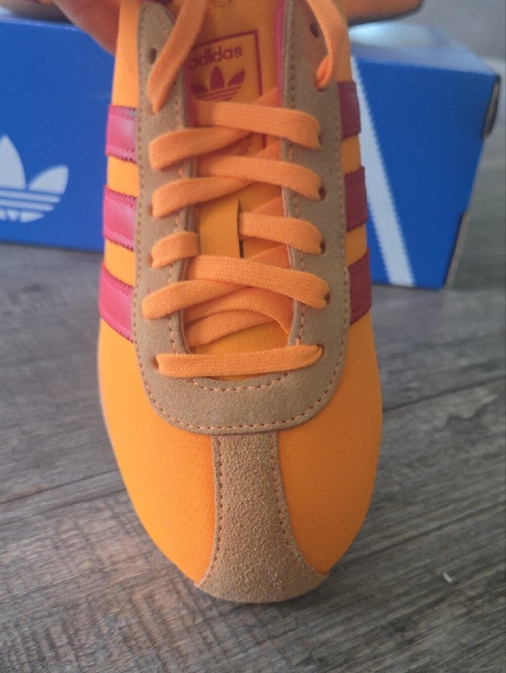 NWT Adidas Women's Tokyo 'Lucid Tangerine' Shoes IH3997 - Picture 8 of 12